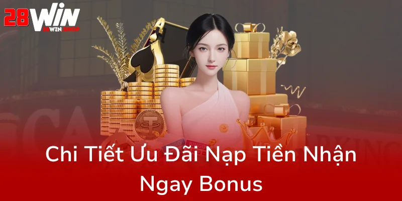 Khuyến Mãi Nạp Đầu 28WIN – Cơ Hội Vàng Để Bắt Đầu Trải Nghiệm Casino Đỉnh Cao 2 Chi Tiet Uu Dai Nap Tien Nhan Ngay Bonus0