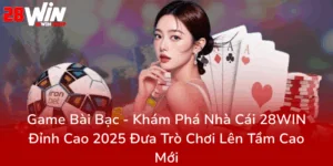 Game Bai Bac Kham Pha Nha Cai 28Win Dinh Cao 2025 Dua Tro Choi Len Tam Cao Moi0